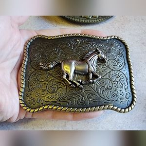 New Western horse Belt Buckle Fits 1.5" Inches Belt